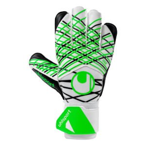Uhlsport Soft Advanced White Black Fluo Green - Keepershandschoenen - Maat 5
