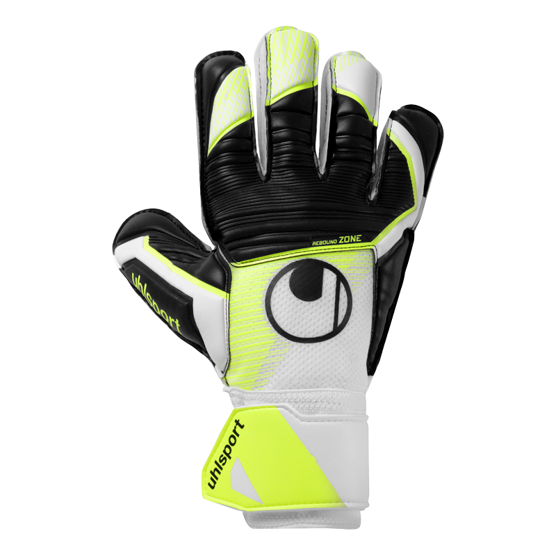 Uhlsport Soft Advanced White Fluo Yellow - Keepershandschoenen - Maat 10